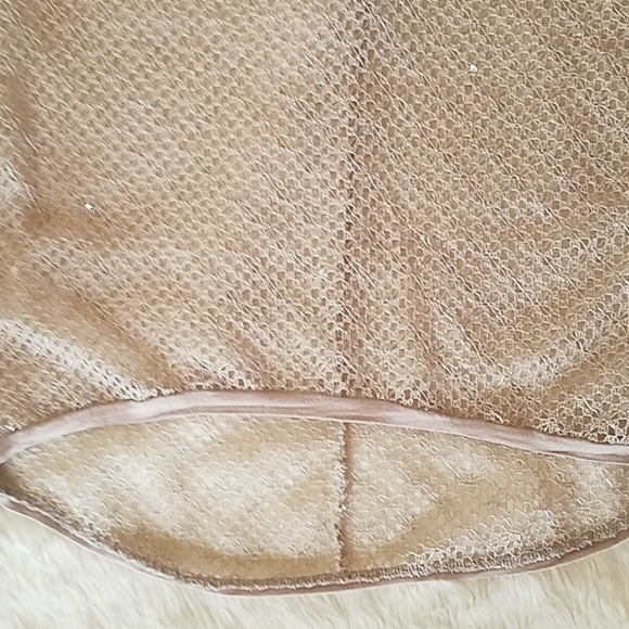 Hi low taupe sequin knit - Picture 5 of 5